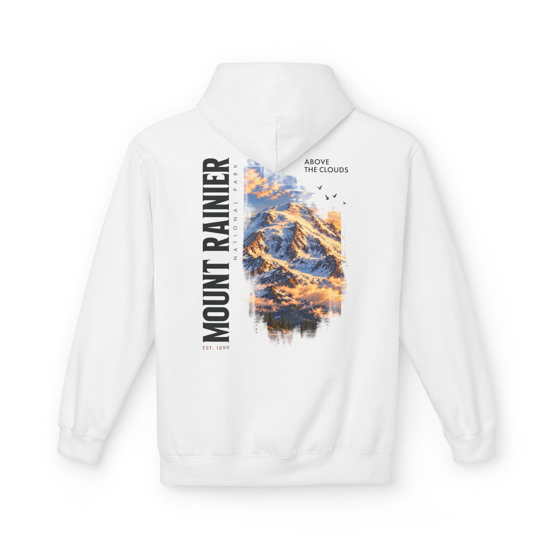 Mount Rainier National Park – Rainier Peak Graphic Hoodie