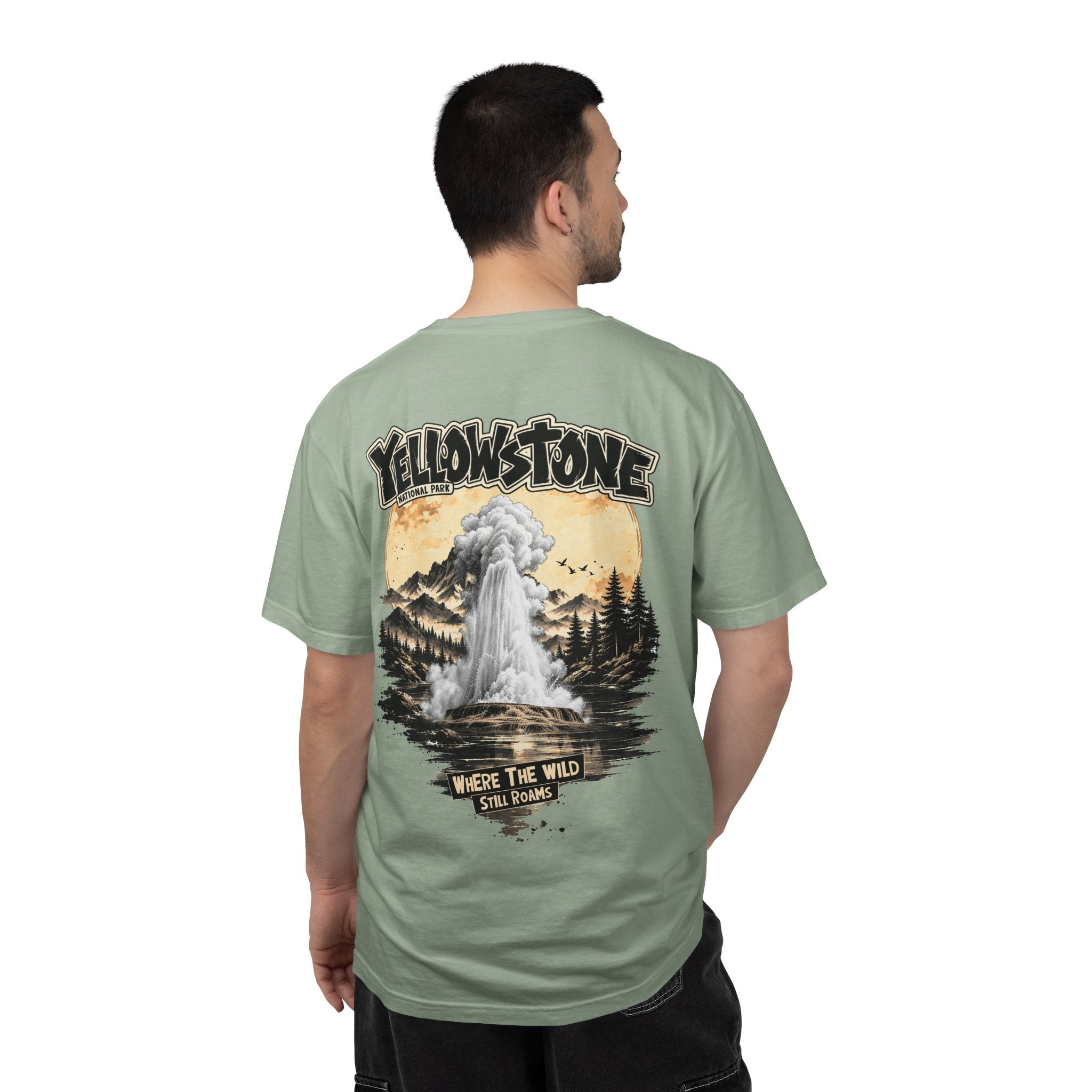 Yellowstone Old Faithful – Where the Wild Still Roams T-Shirt