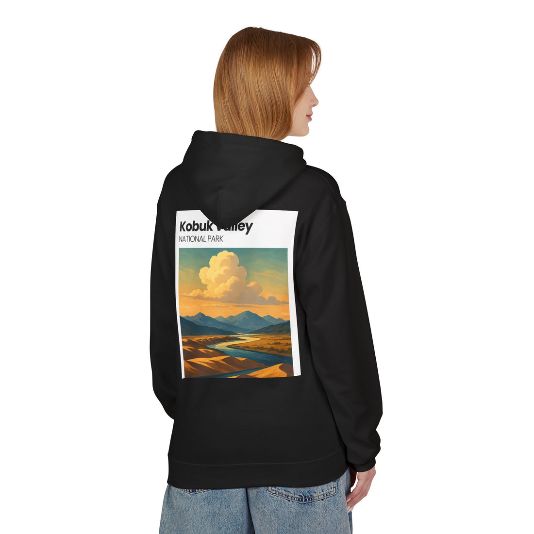 Kobuk Valley National Park landscape Hoodie | Vintage travel poster style