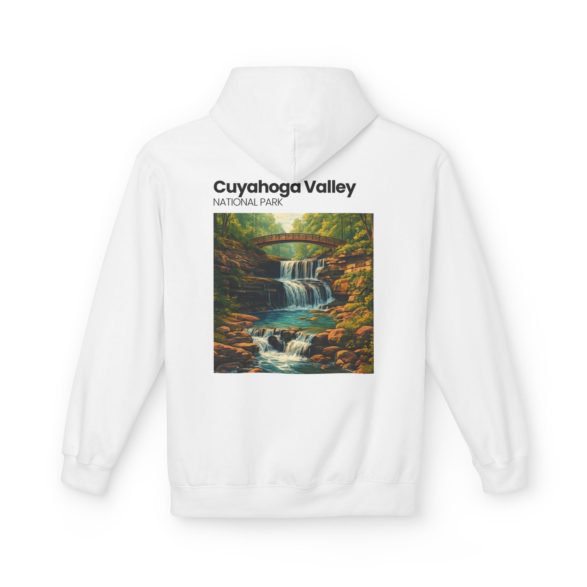Cuyahoga Valley Waterfall Hoodie | National Park Nature Sweatshirt