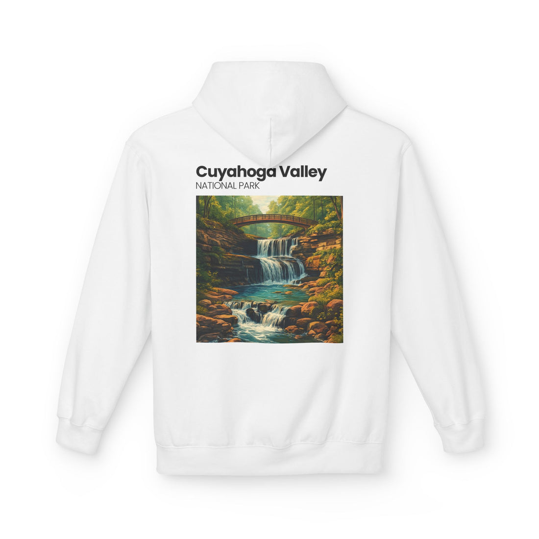 Cuyahoga Valley Waterfall Hoodie | National Park Nature Sweatshirt
