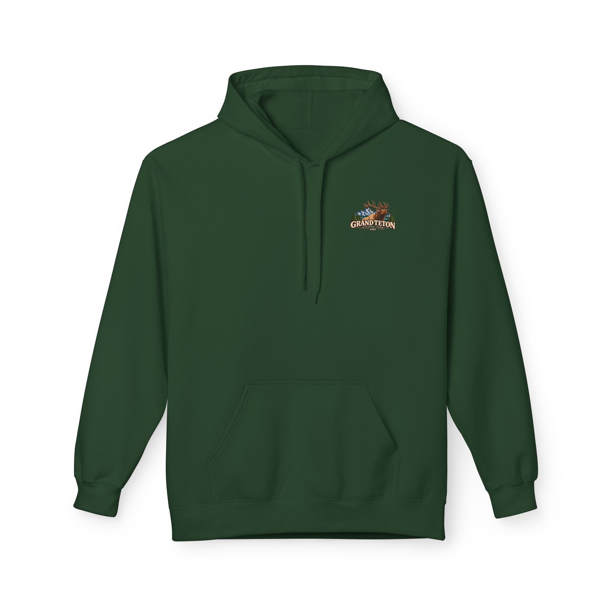 Grand Teton National Park Elk Graphic Hoodie