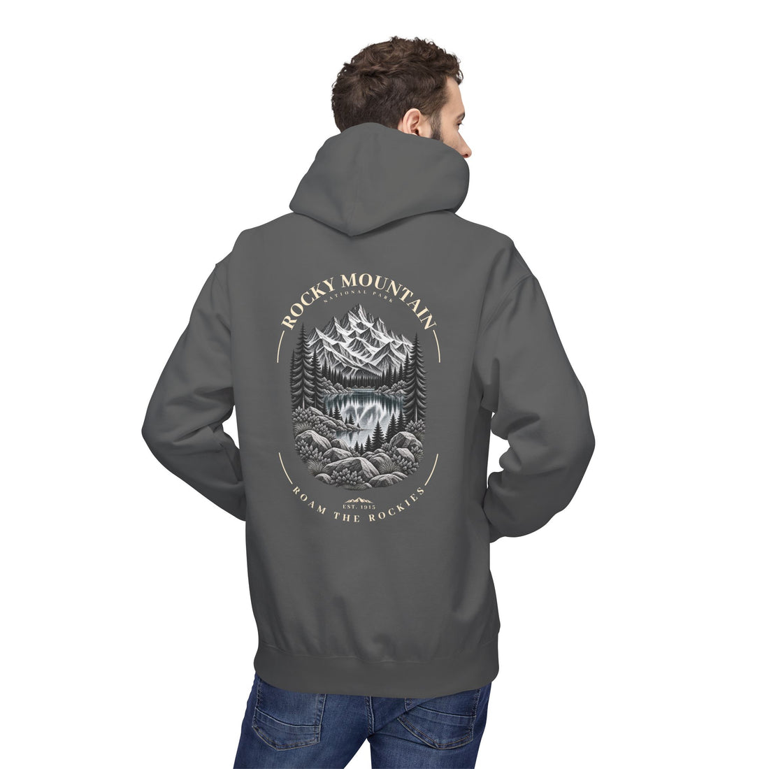 Rocky Mountain National Park Alpine Lake Graphic Hoodie