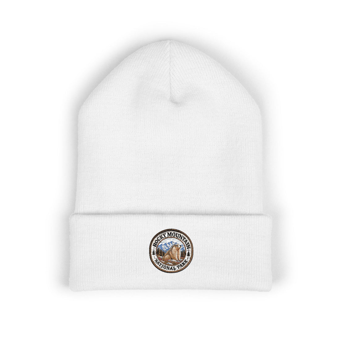 Rocky Mountain National Park Marmot Beanie Round Logo