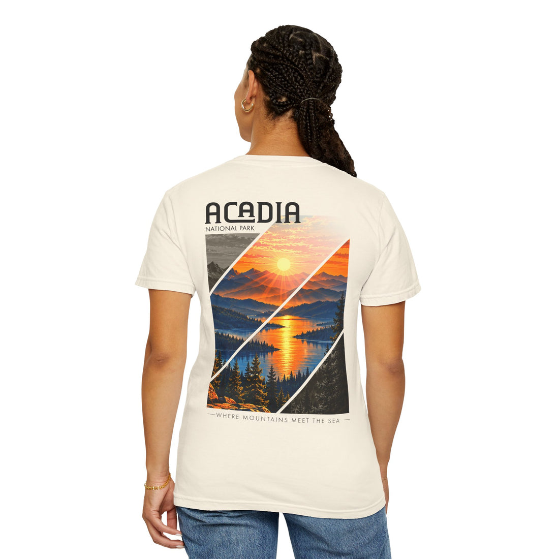 Acadia National Park Sunrise Graphic T-Shirt