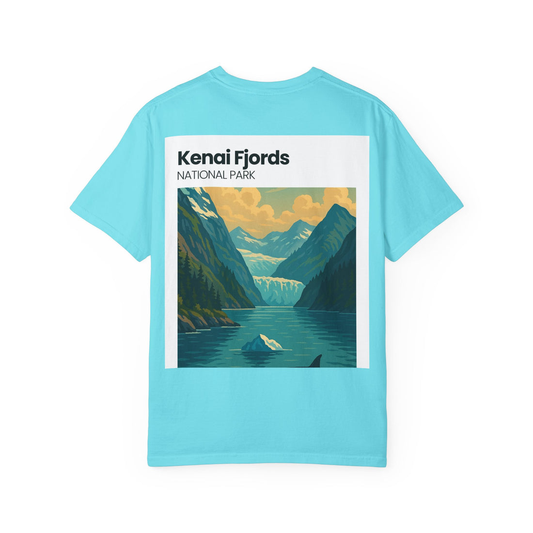 Kenai Fjords National Park Graphic T-shirt | Alaska Glacier Illustration