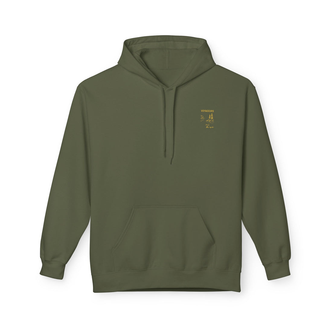 Voyageurs National Park Canoe Sunset Hoodie | Nature Landscape Pullover