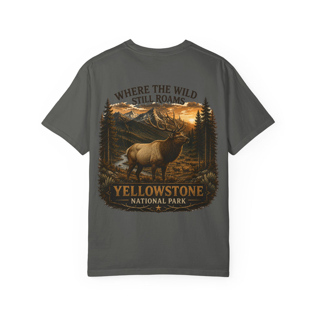 Yellowstone Elk – Where the Wild Still Roams T-Shirt