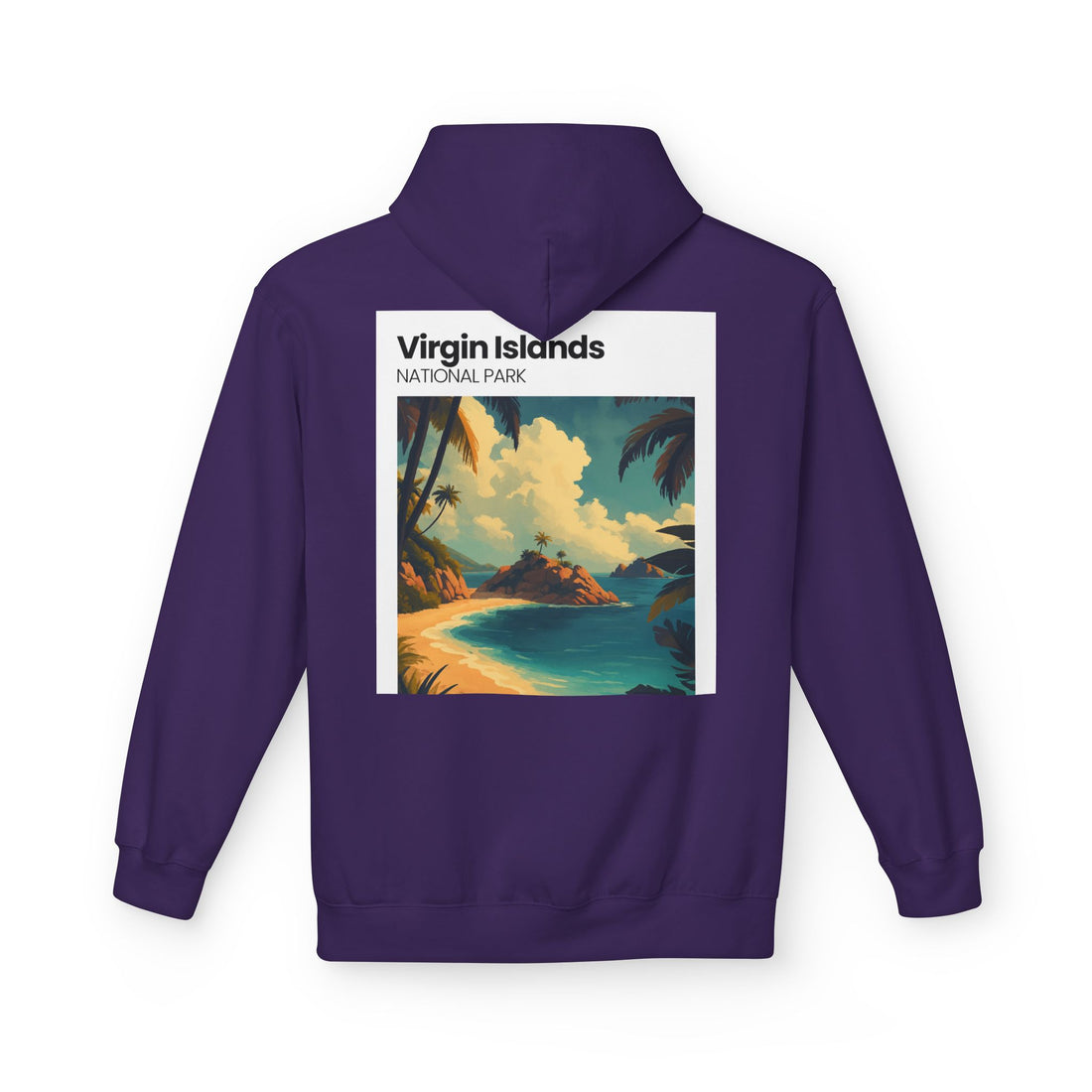 Virgin Islands National Park Beach Hoodie | Tropical Island Sunset