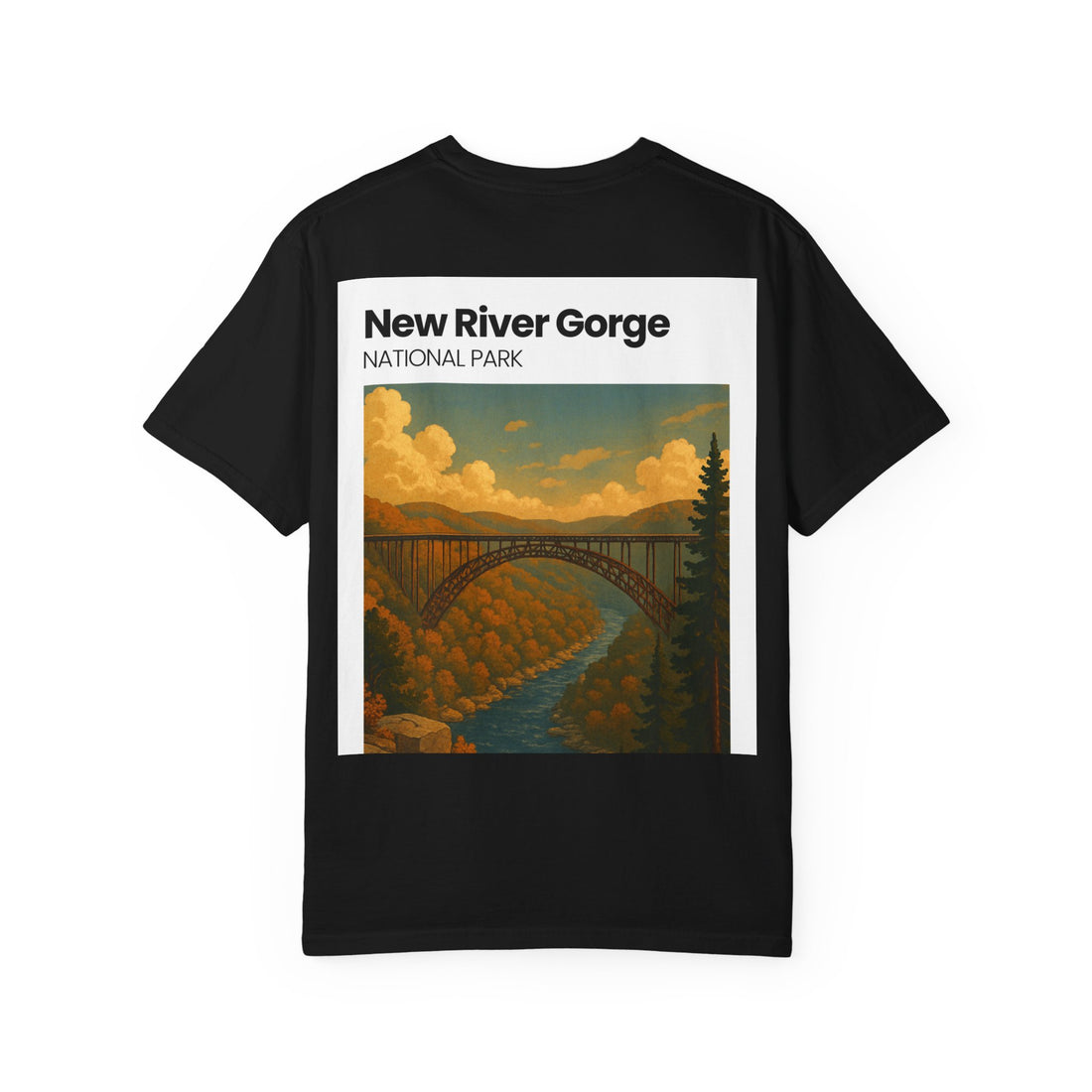 New River Gorge National Park Bridge T-Shirt | Vintage Landscape Tee