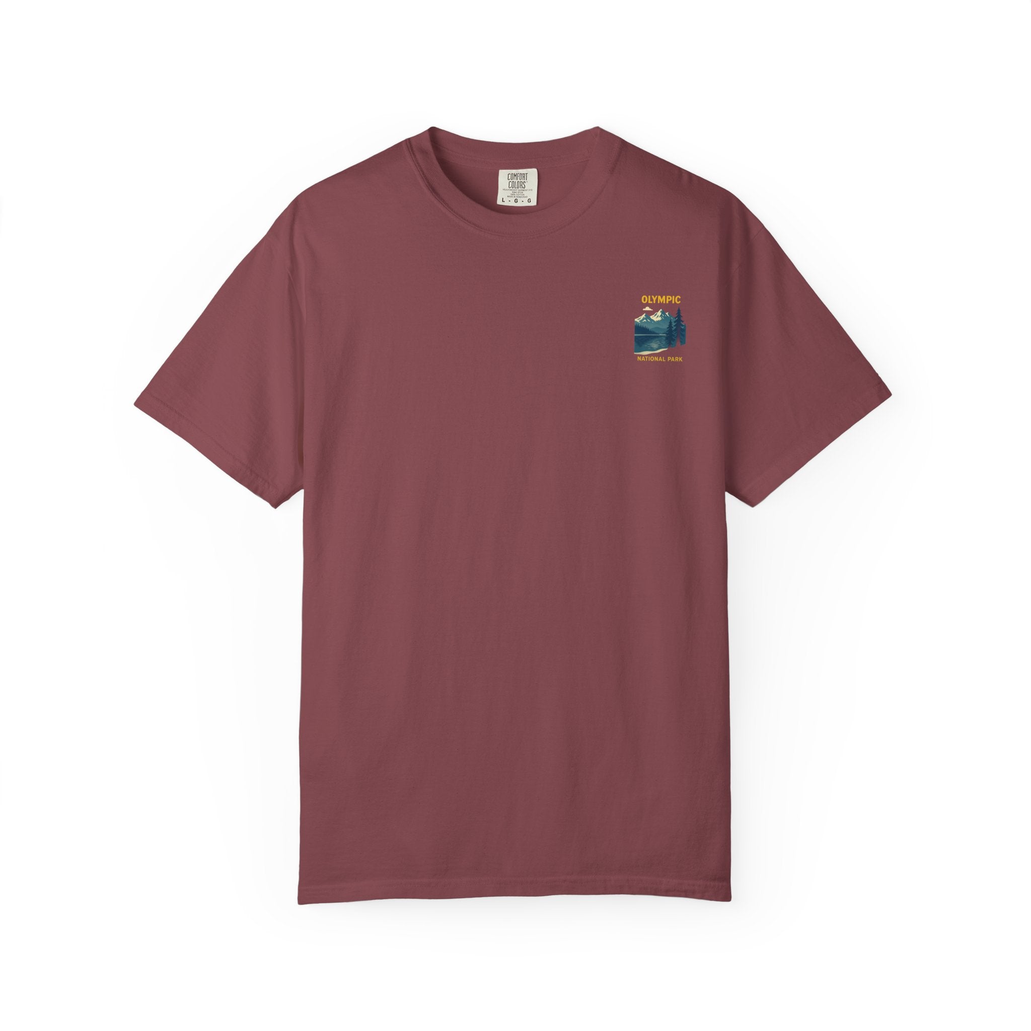 Olympic National Park landscape T-Shirt | mountain lake forest tee