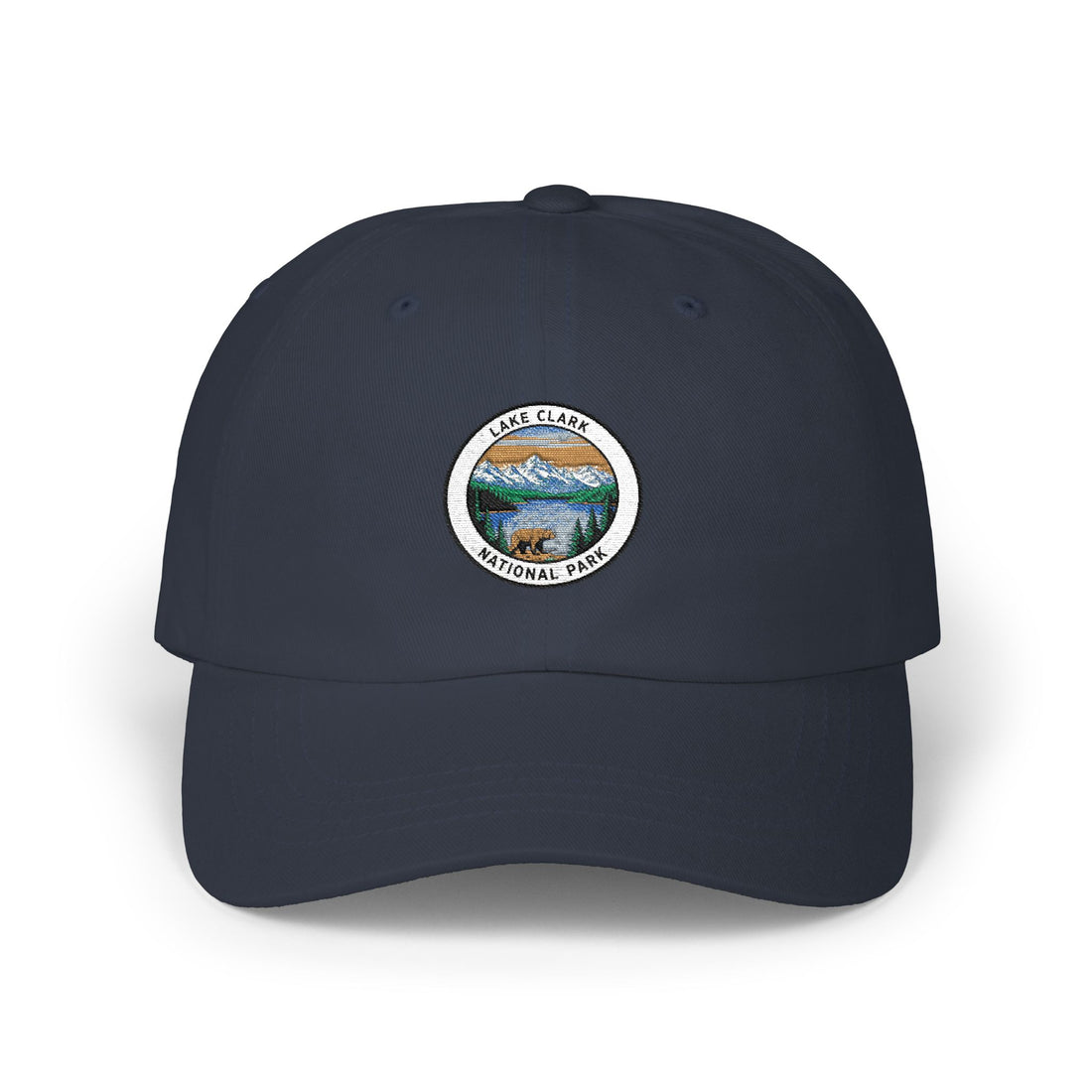 Yellowstone National Park landscape Dad Cap | embroidered patch style hat