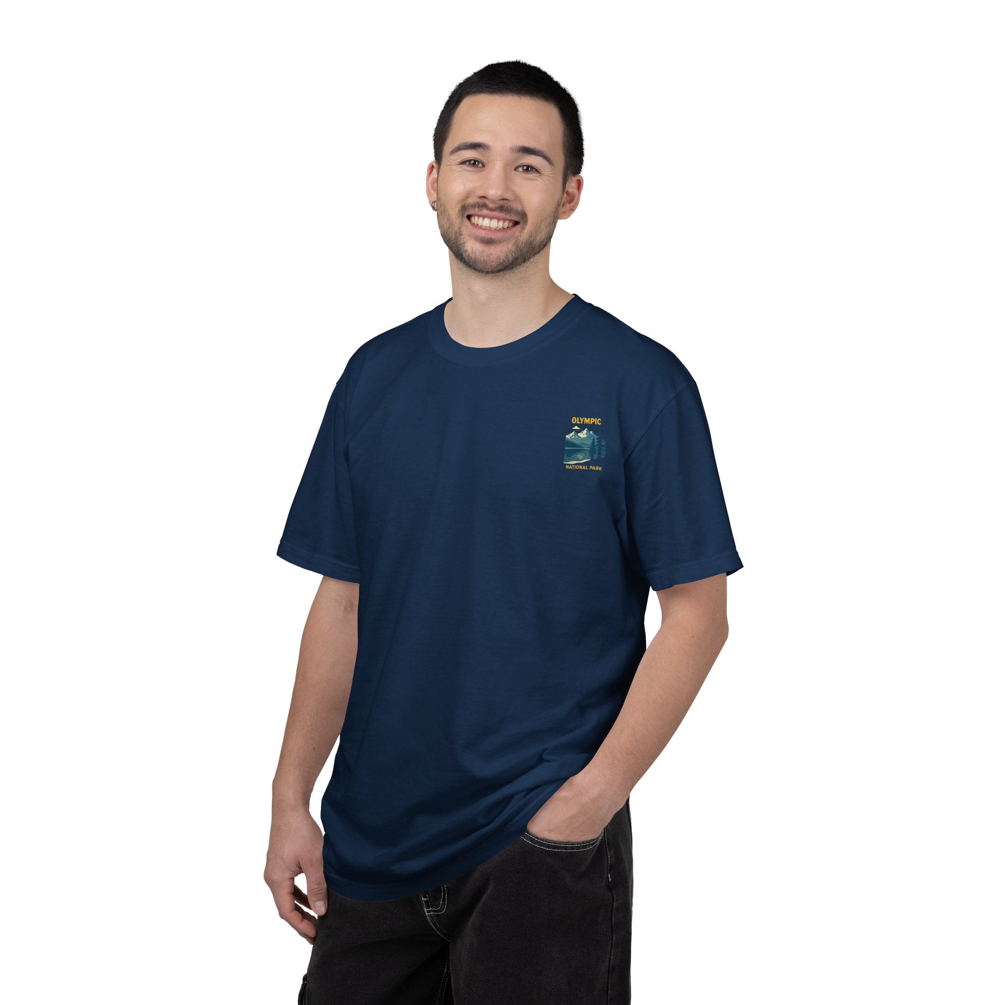 Olympic National Park landscape T-Shirt | mountain lake forest tee
