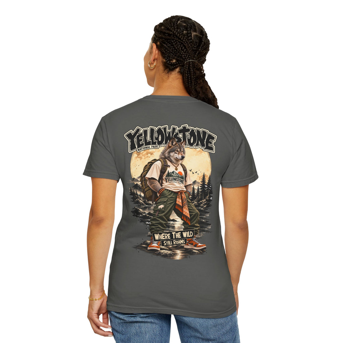 Yellowstone Wolf – Where the Wild Still Roams T-Shirt