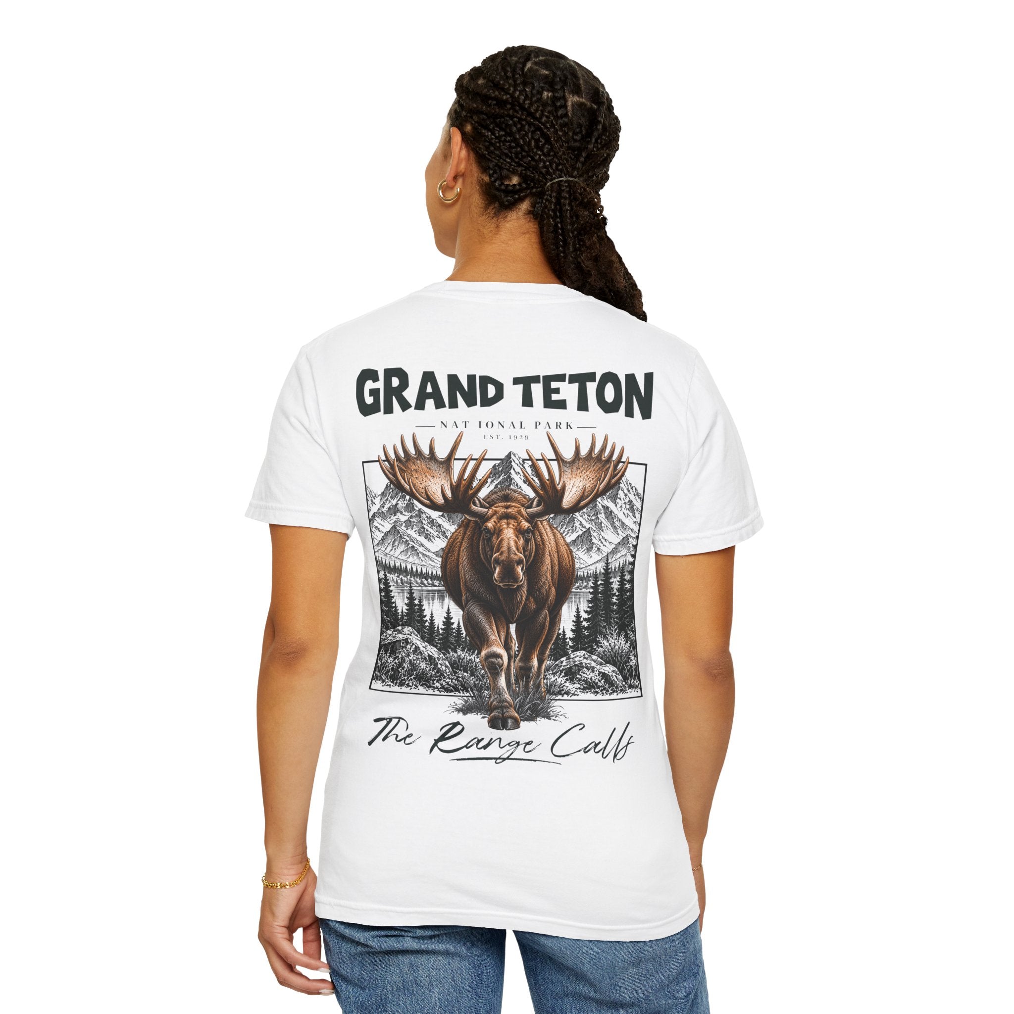 Grand Teton National Park Moose Graphic T-Shirt