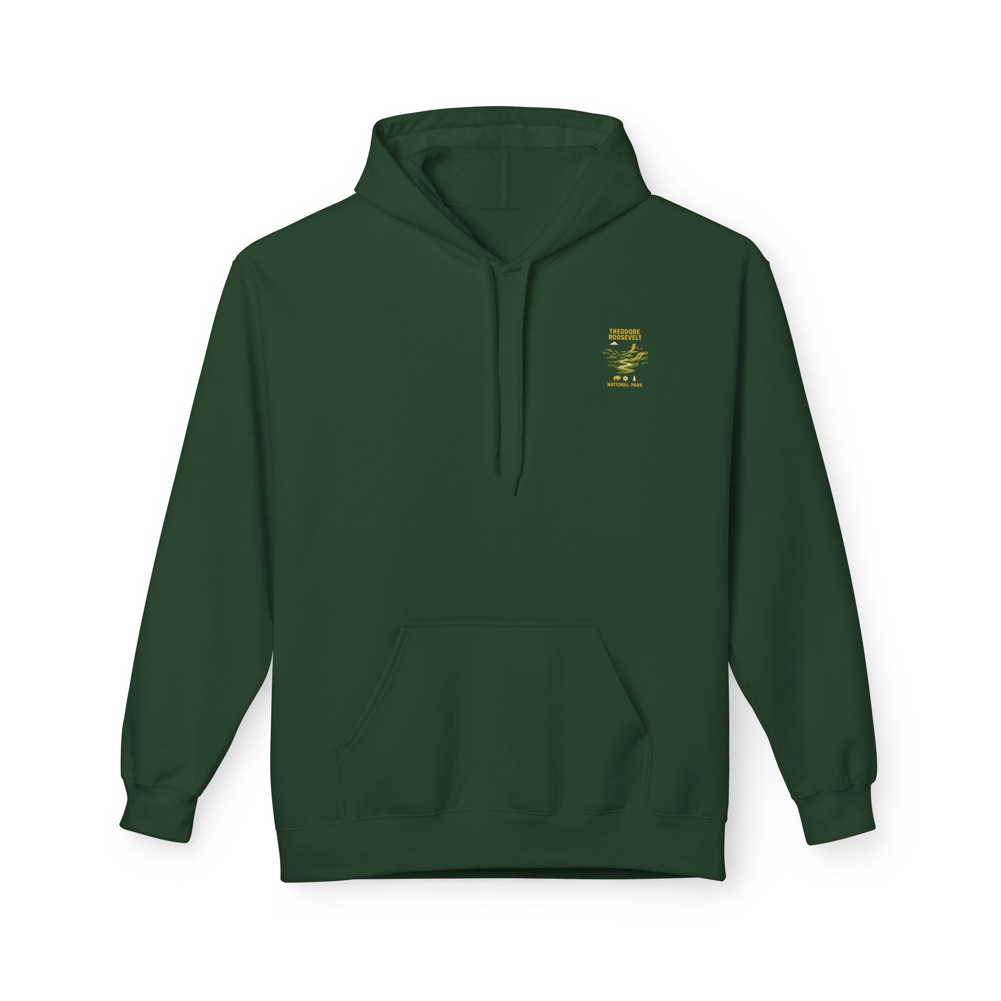Theodore Roosevelt National Park Hoodie | Vintage Sunset Landscape