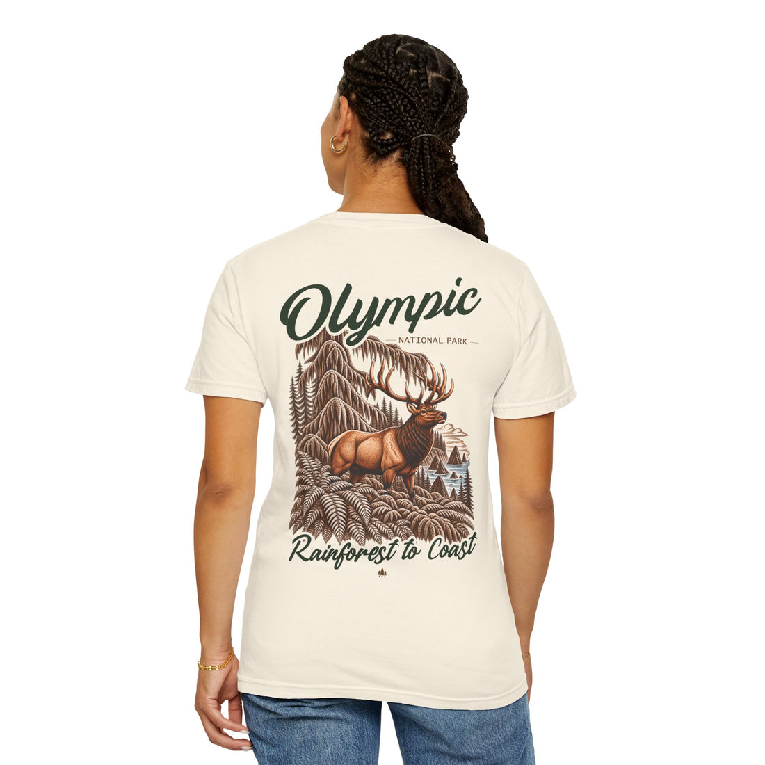 Olympic National Park Roosevelt Elk Graphic T-Shirt
