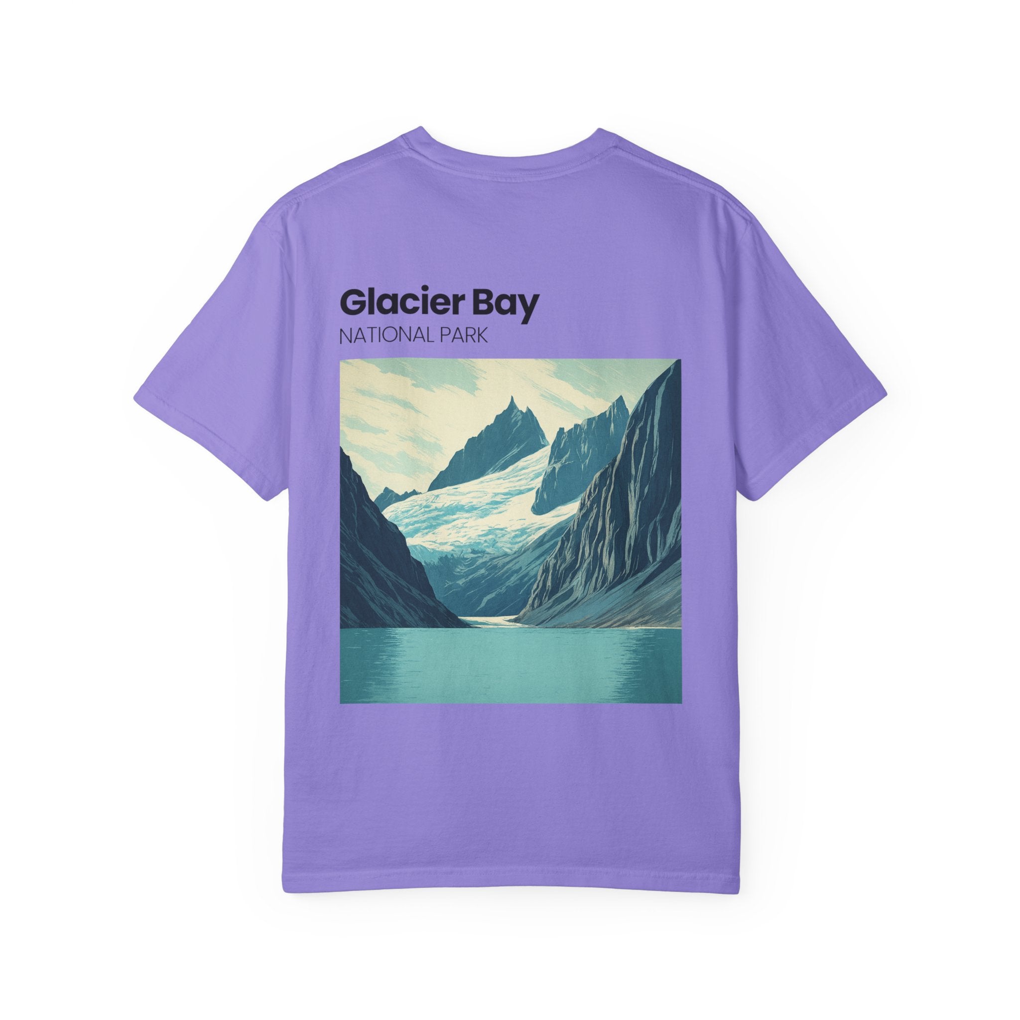 Glacier Bay National Park landscape T-shirt | Vintage mountain lake tee