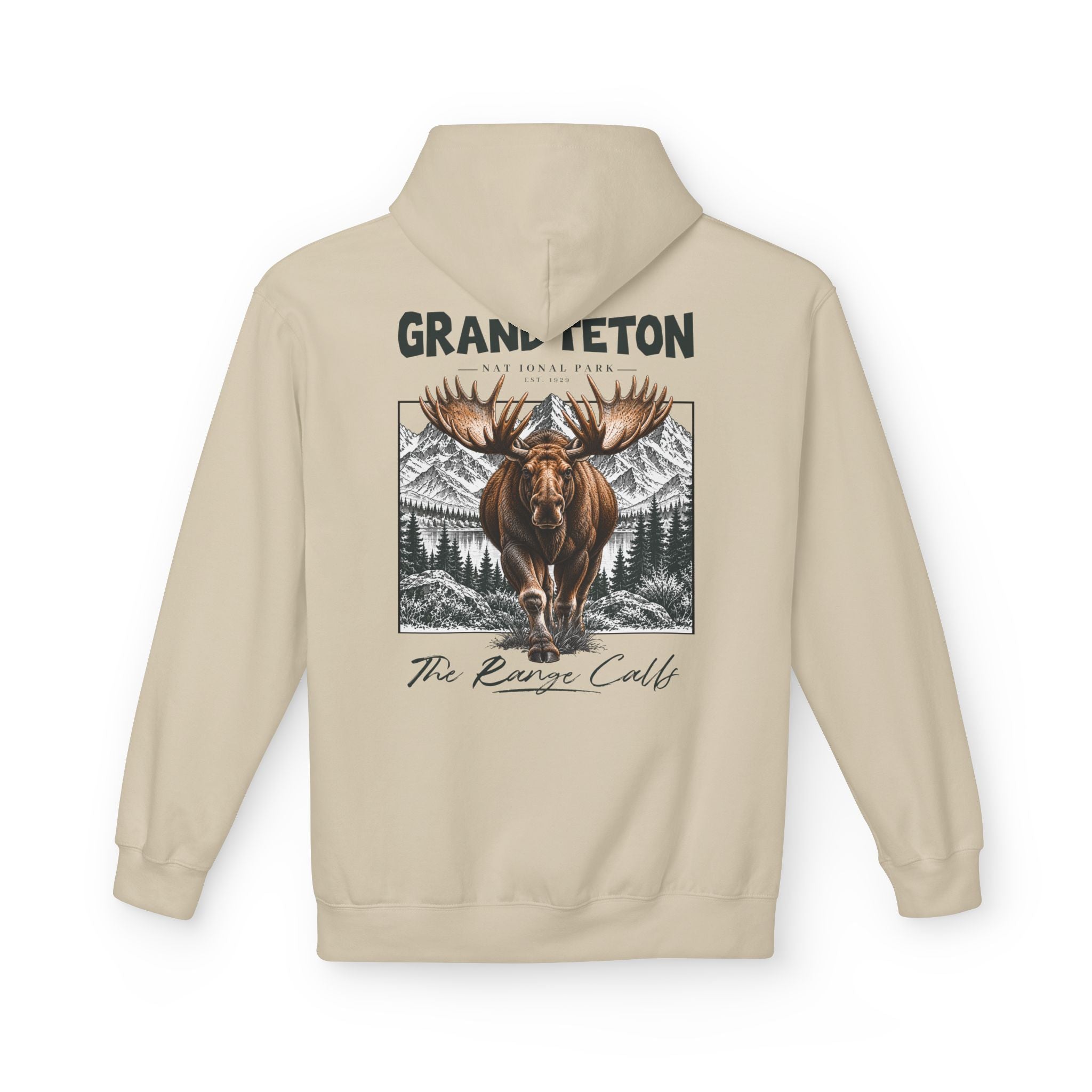 Grand Teton National Park Moose Graphic hoodie
