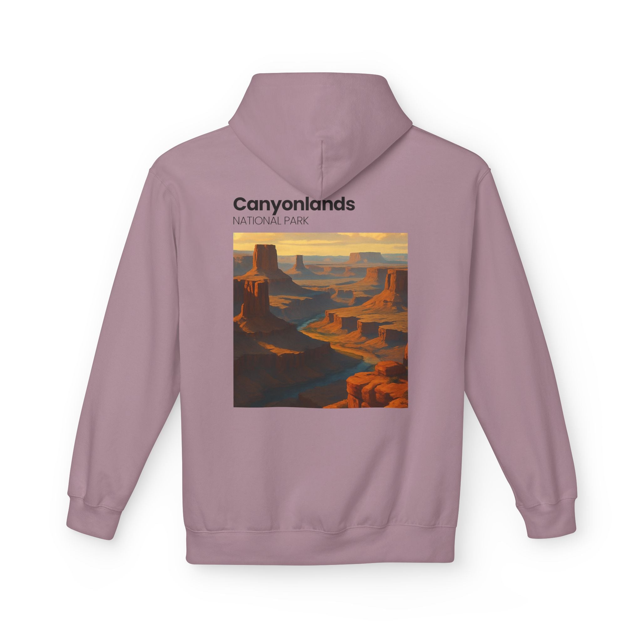 Canyonlands National Park landscape Hoodie | Retro desert canyon art