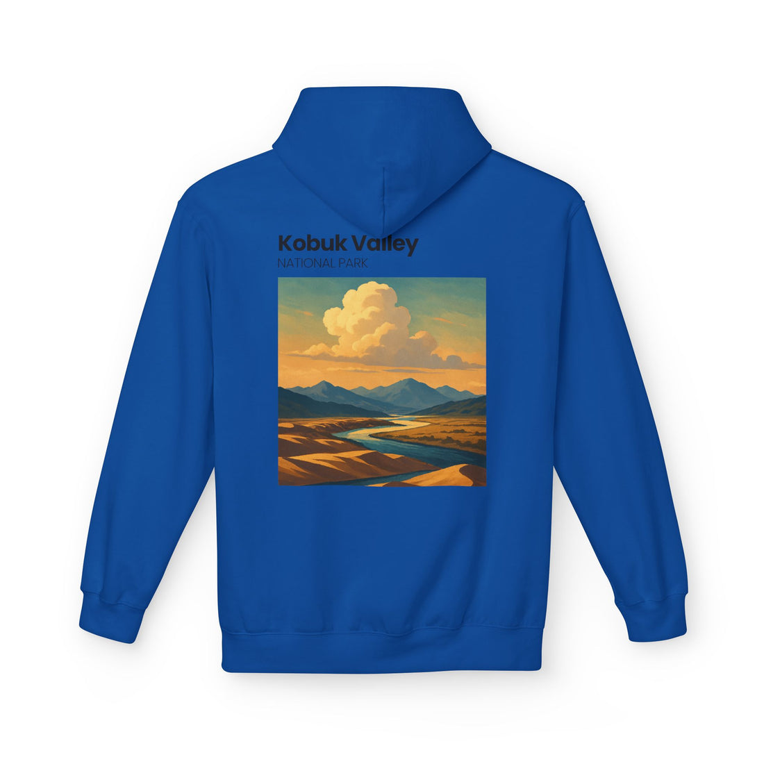 Kobuk Valley National Park landscape Hoodie | Vintage travel poster style