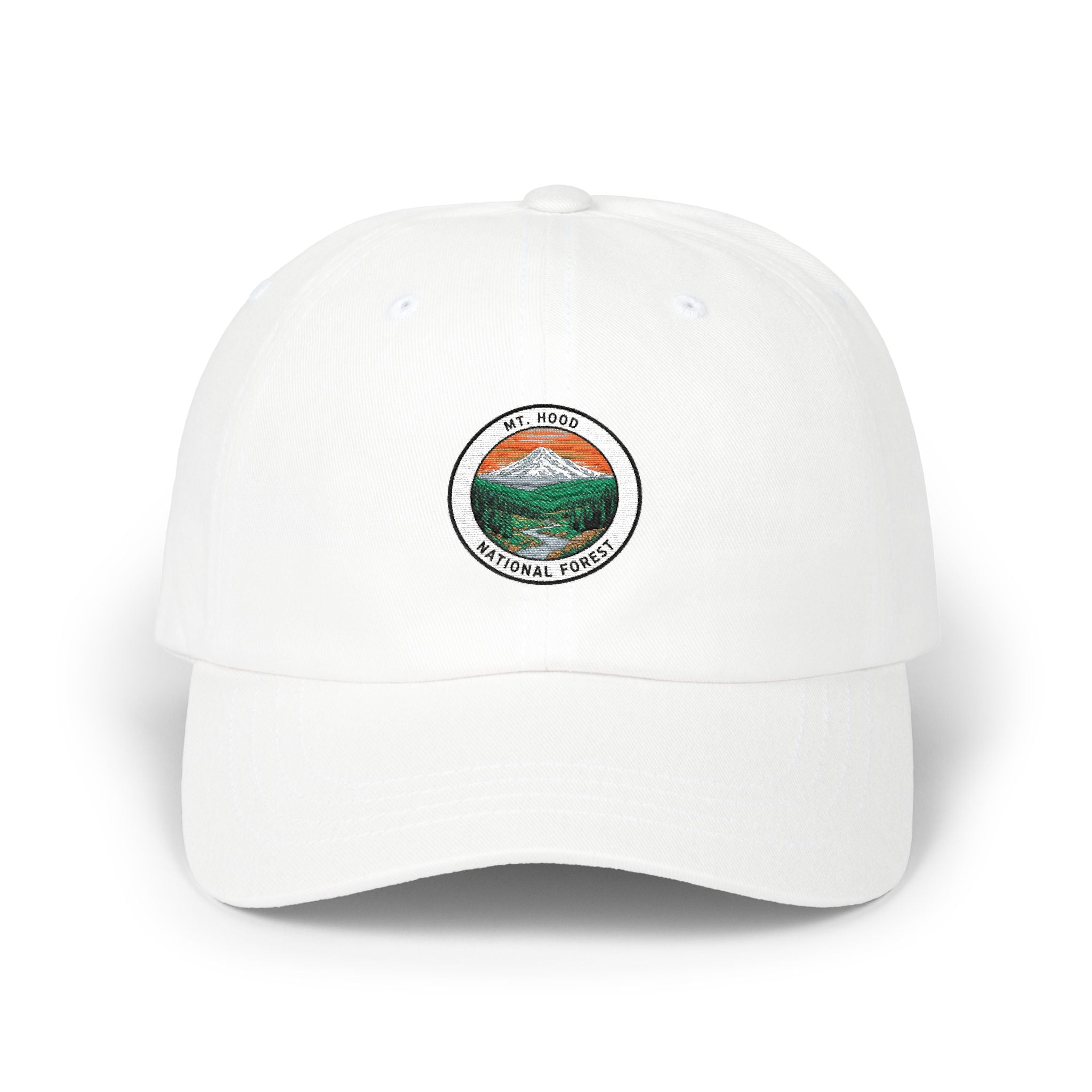 Mountain Hood National Forest Patch Dad Cap | Outdoor Hiking Patch Cap