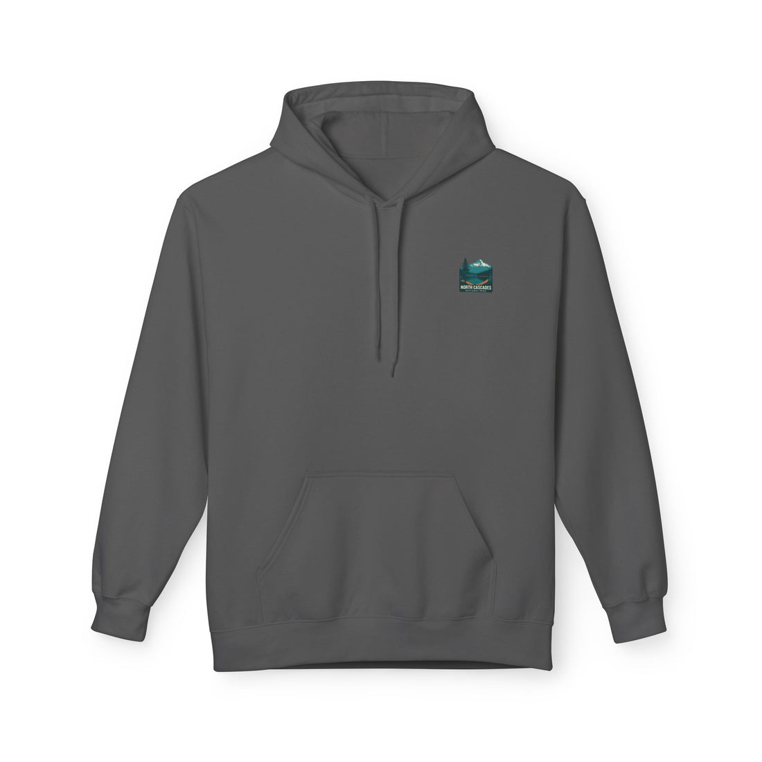 North Cascades National Park mountain art Hoodie | vintage landscape pullover