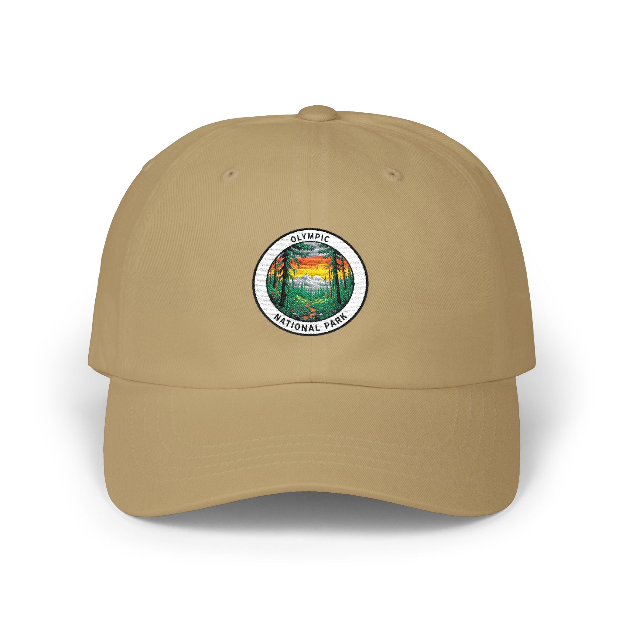 Vintage National Park Badge Dad Cap | Retro Outdoor Logo Hat