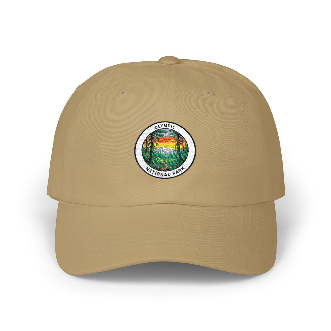 Vintage National Park Badge Dad Cap | Retro Outdoor Logo Hat