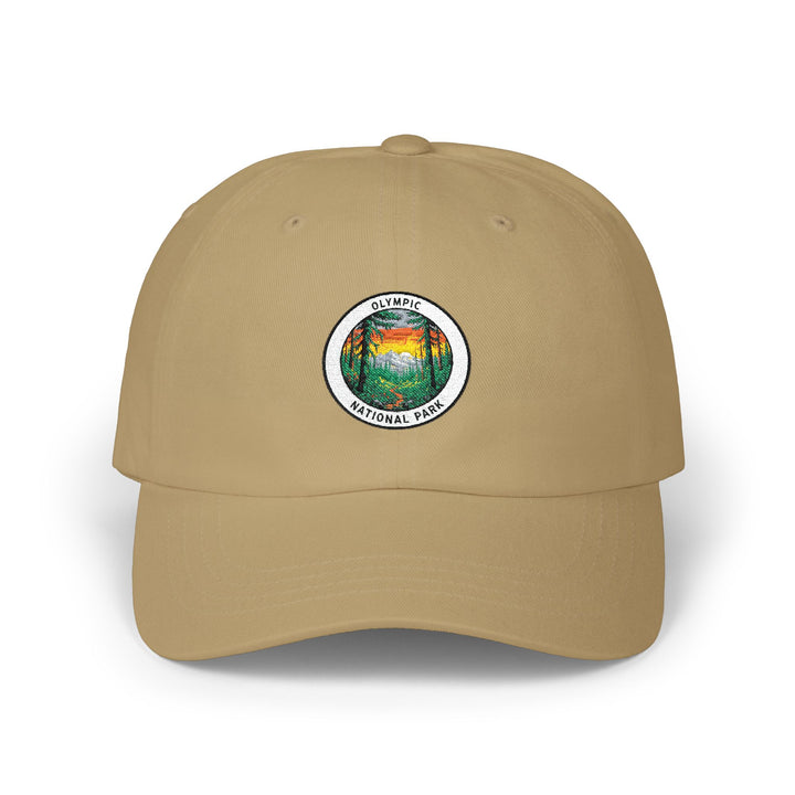 Vintage National Park Badge Dad Cap | Retro Outdoor Logo Hat