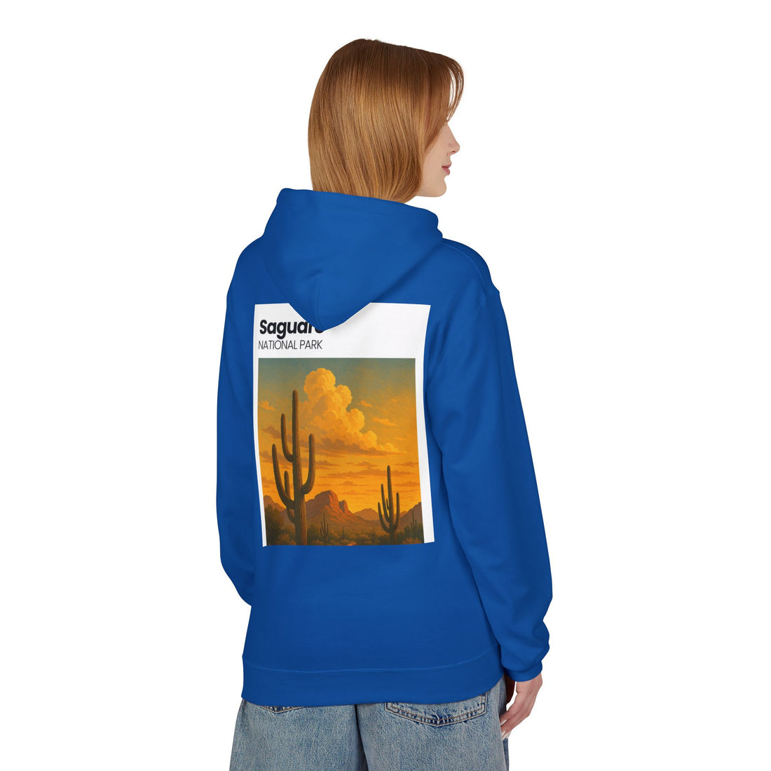 Saguaro National Park sunset cactus Hoodie | Desert landscape sweatshirt