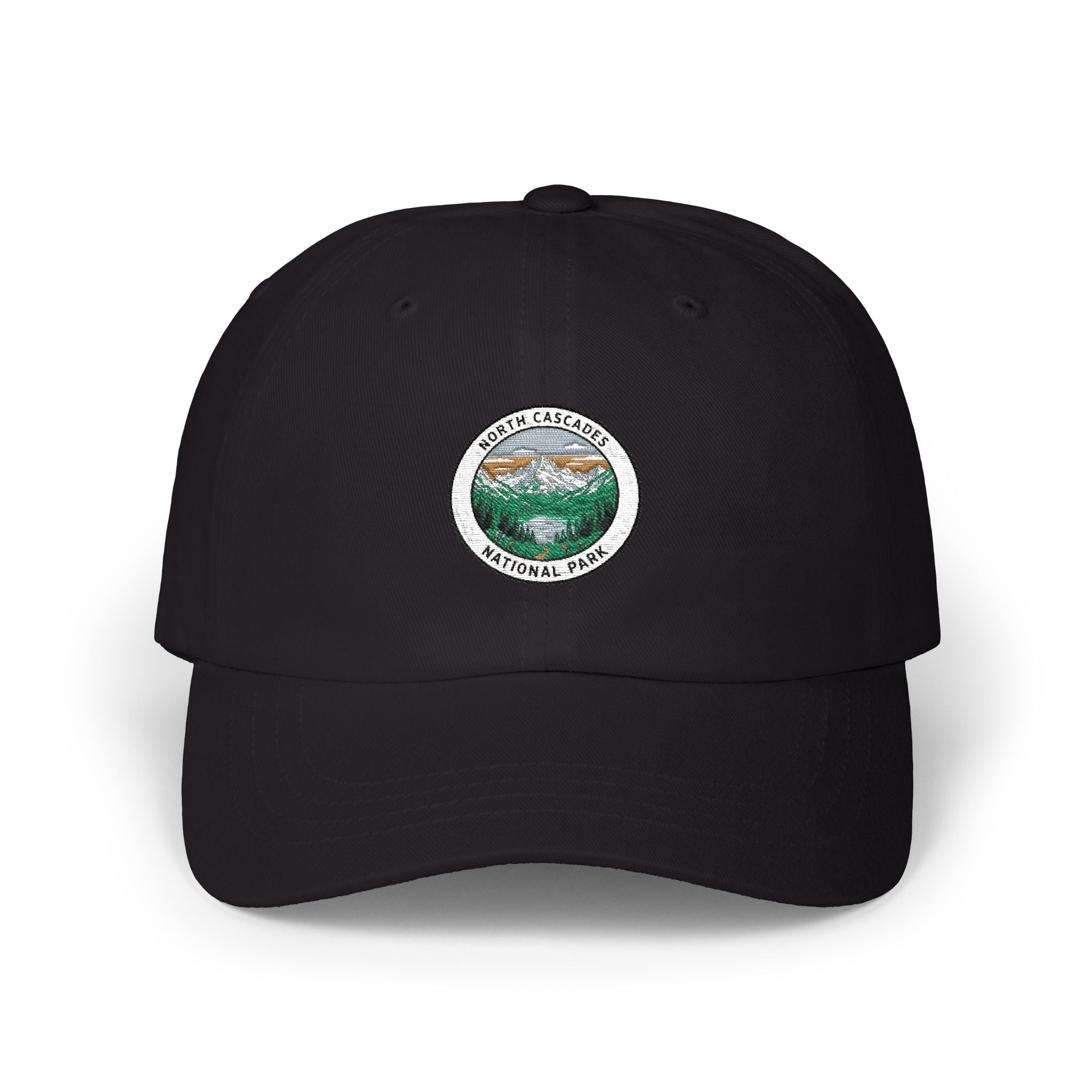 Mountain Forest Patch Cap | Outdoor Adventure Dad Hat