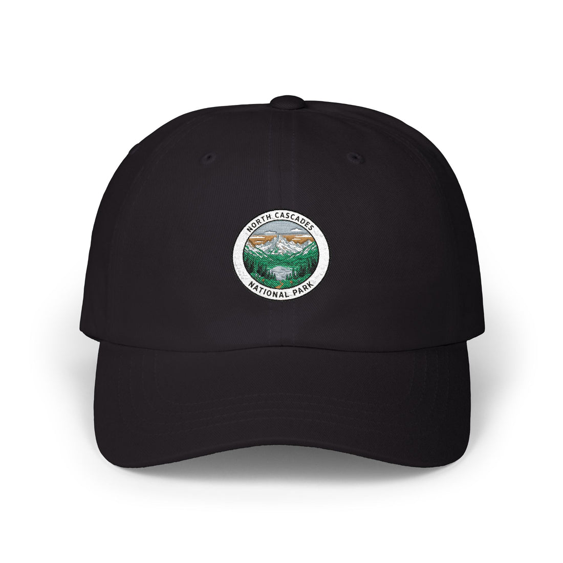 Mountain Forest Patch Cap | Outdoor Adventure Dad Hat