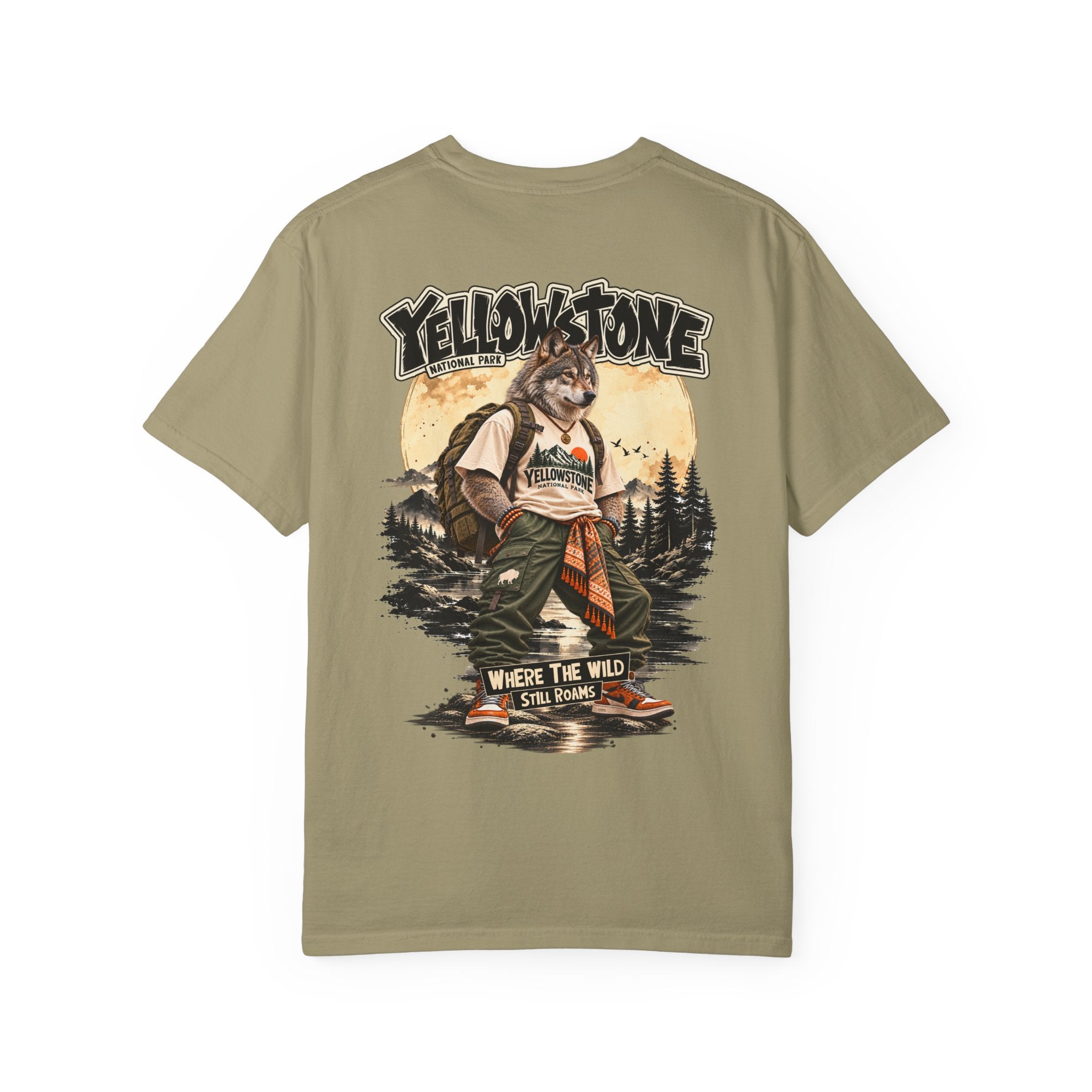Yellowstone Wolf – Where the Wild Still Roams T-Shirt