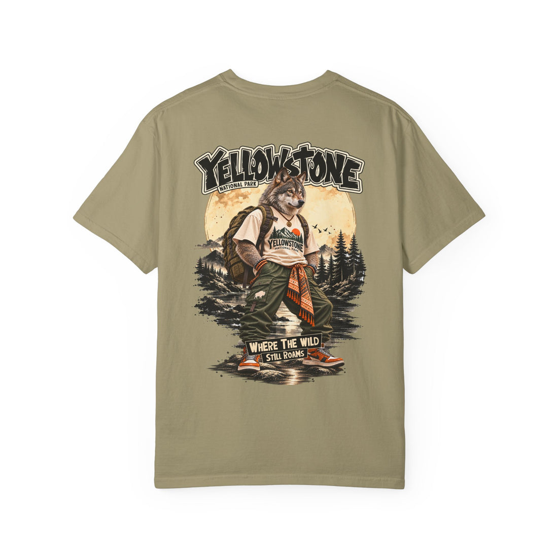 Yellowstone Wolf – Where the Wild Still Roams T-Shirt