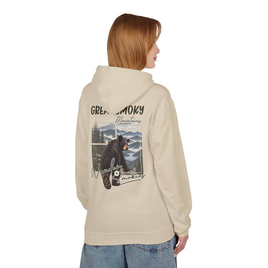 Great Smoky Mountains Black Bear Graphic  hoodie