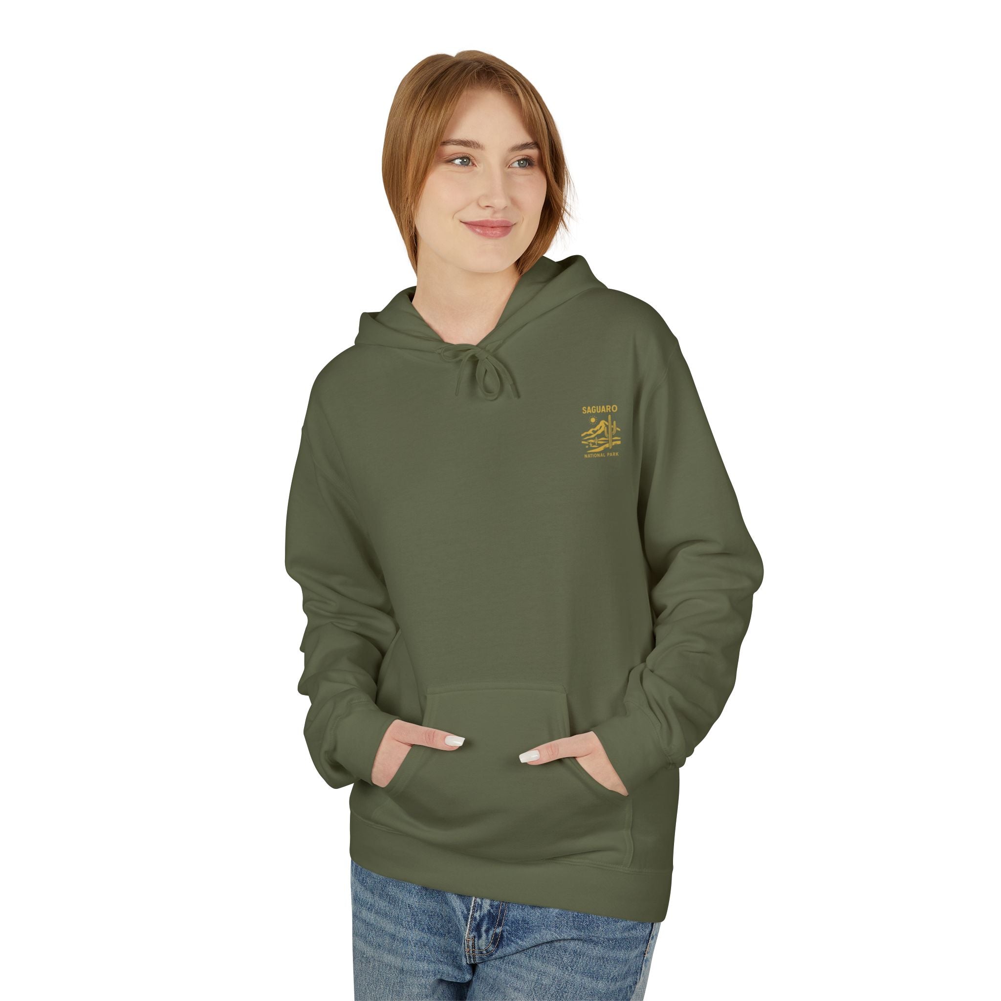 Saguaro National Park sunset cactus Hoodie | Desert landscape sweatshirt