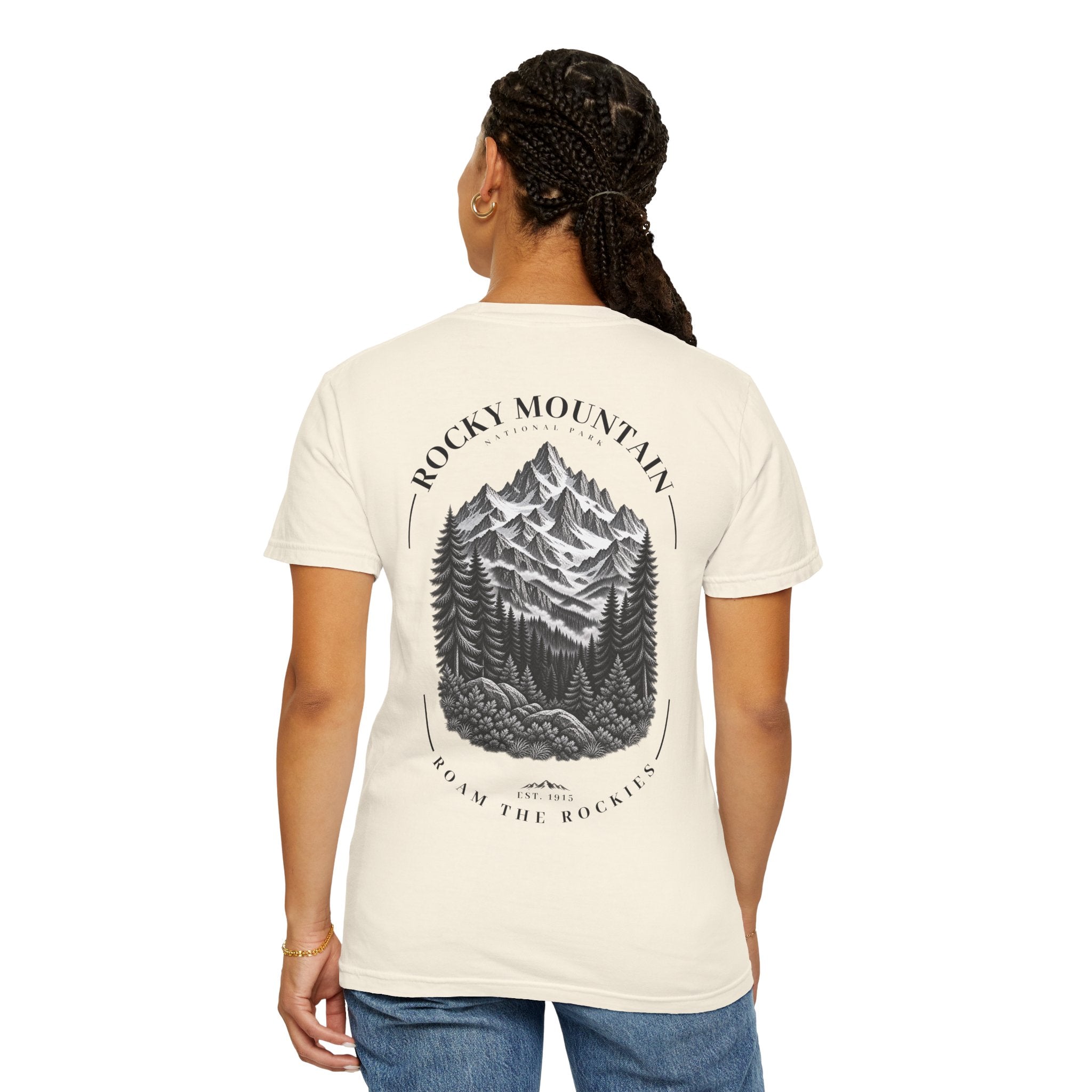 Rocky Mountain National Park Mountain Range Graphic T-Shirt
