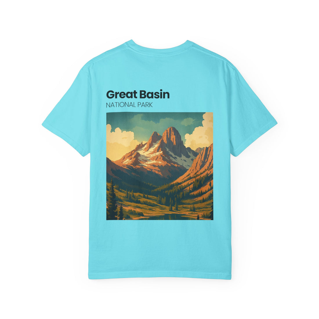 Great Basin National Park Landscape T-Shirt | Mountain Vintage Poster Tee