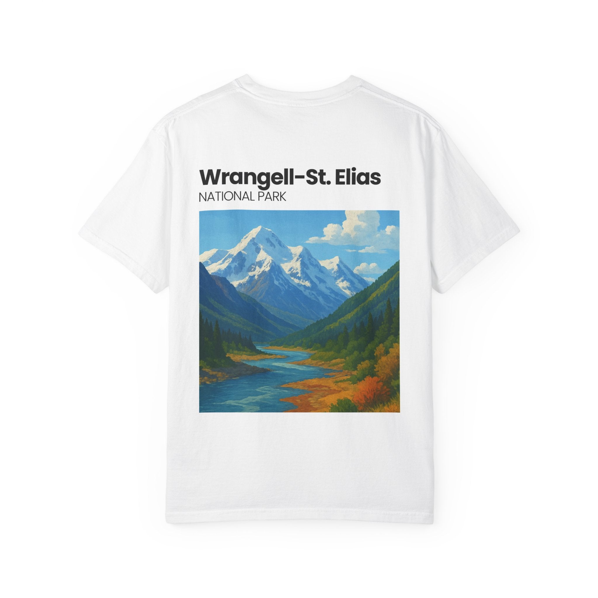 Wrangell-St. Elias National Park landscape T-Shirt | Mountain scenic tee