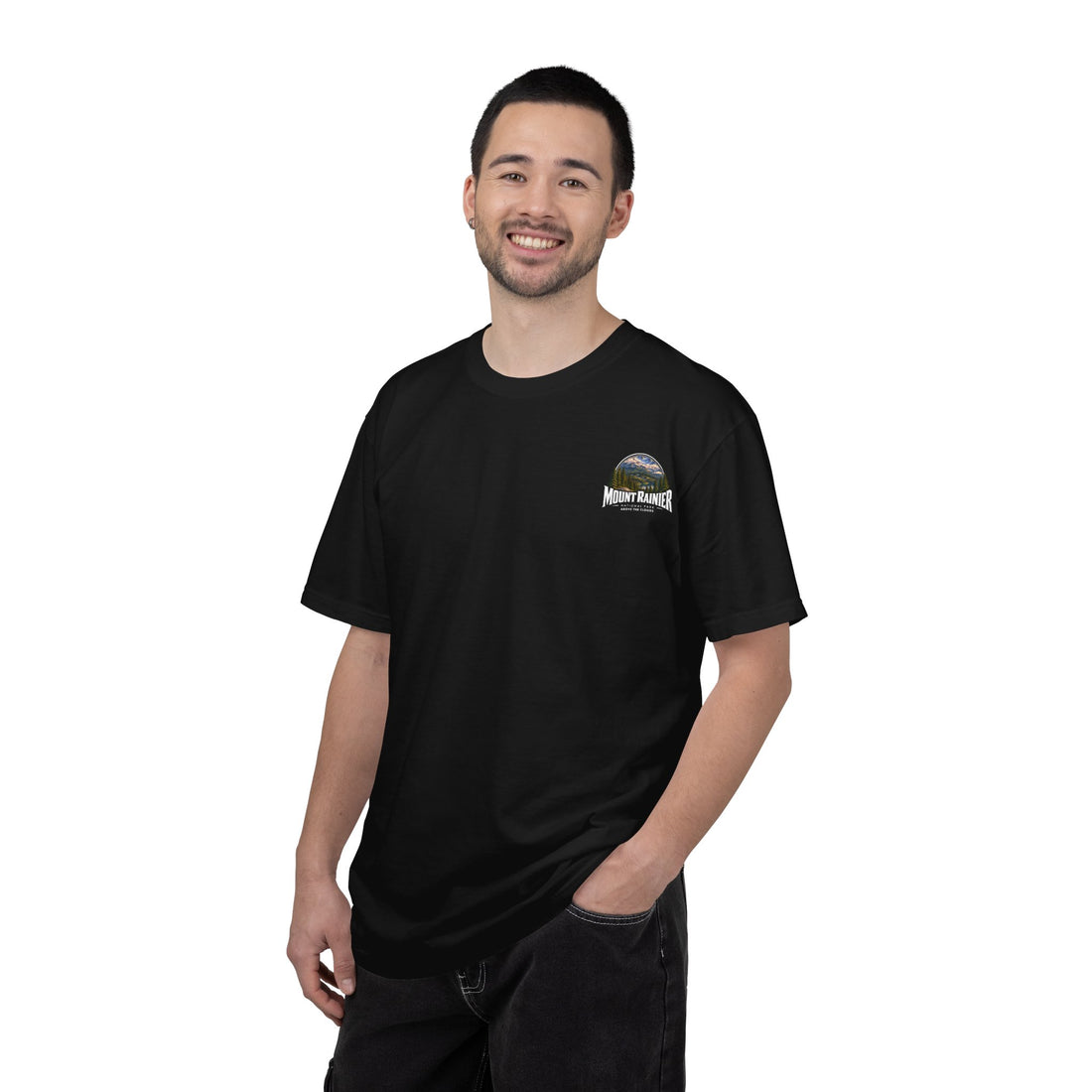 Mount Rainier National Park – Alpine Scene Graphic T-Shirt
