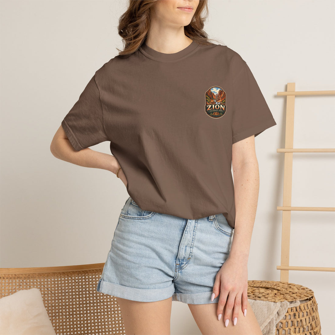 Red Cliffs Zion National Park Vintage Graphic T-Shirt