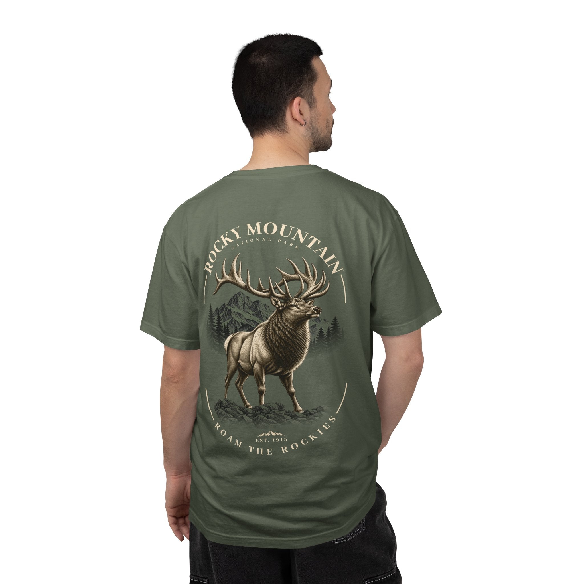 Rocky Mountain National Park Elk Graphic T-Shirt