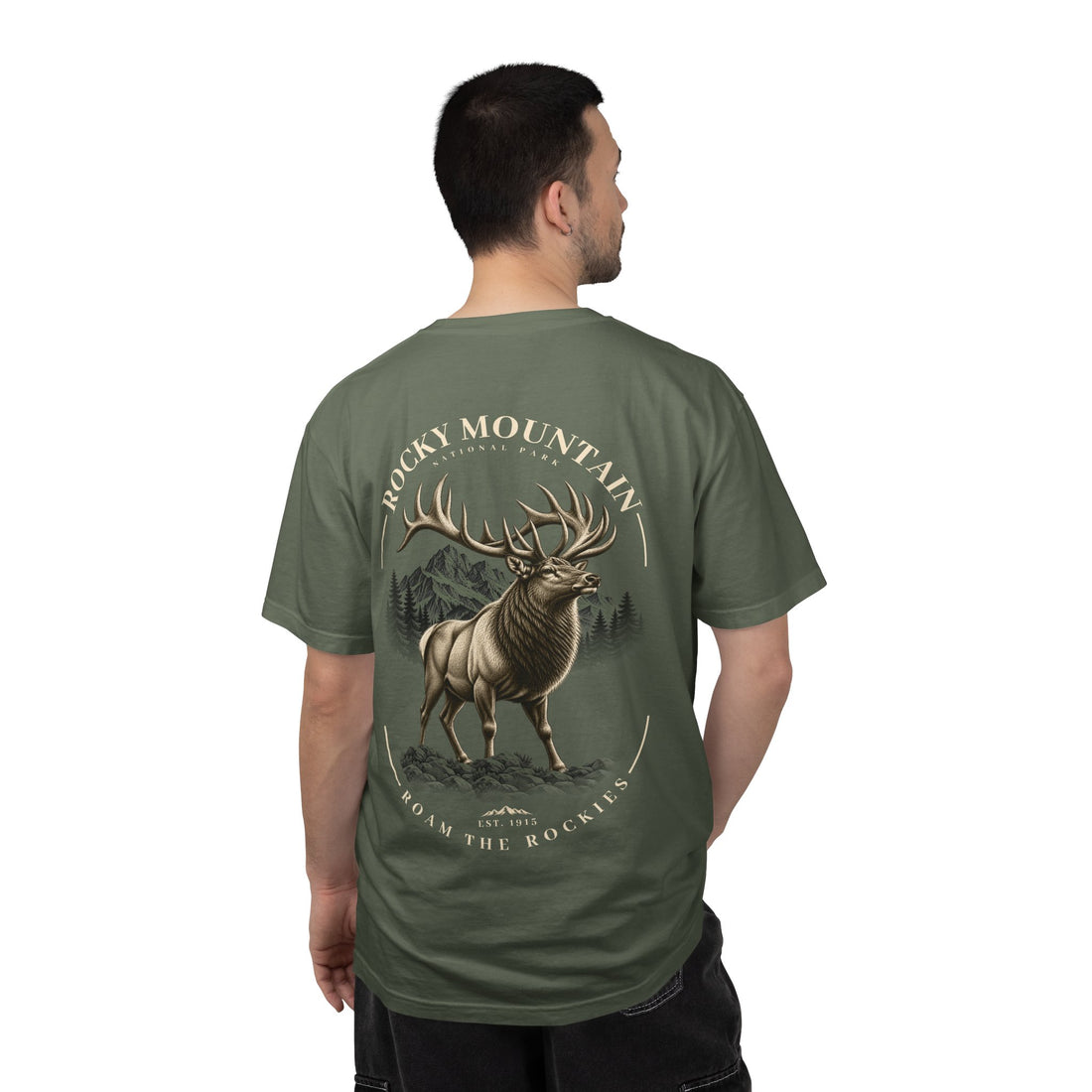Rocky Mountain National Park Elk Graphic T-Shirt