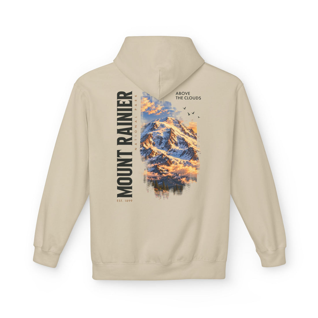 Mount Rainier National Park – Rainier Peak Graphic Hoodie