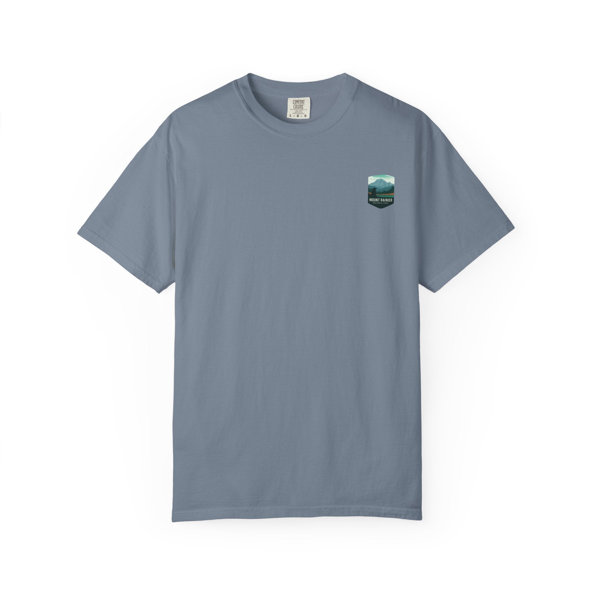 Mount Rainier National Park Poster T-Shirt | Vintage Landscape Graphic
