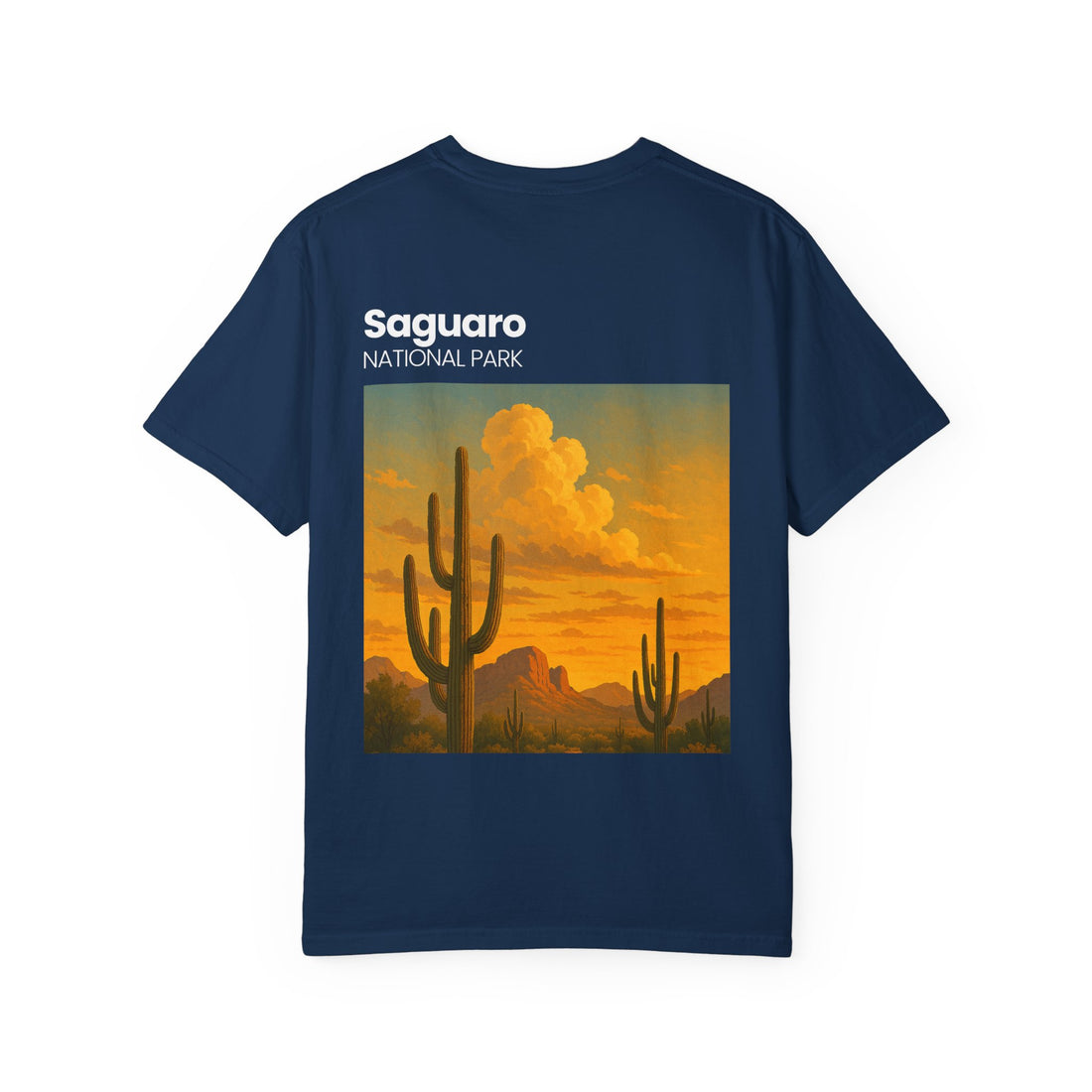 Saguaro National Park Sunset T-Shirt | Desert Cactus Graphic