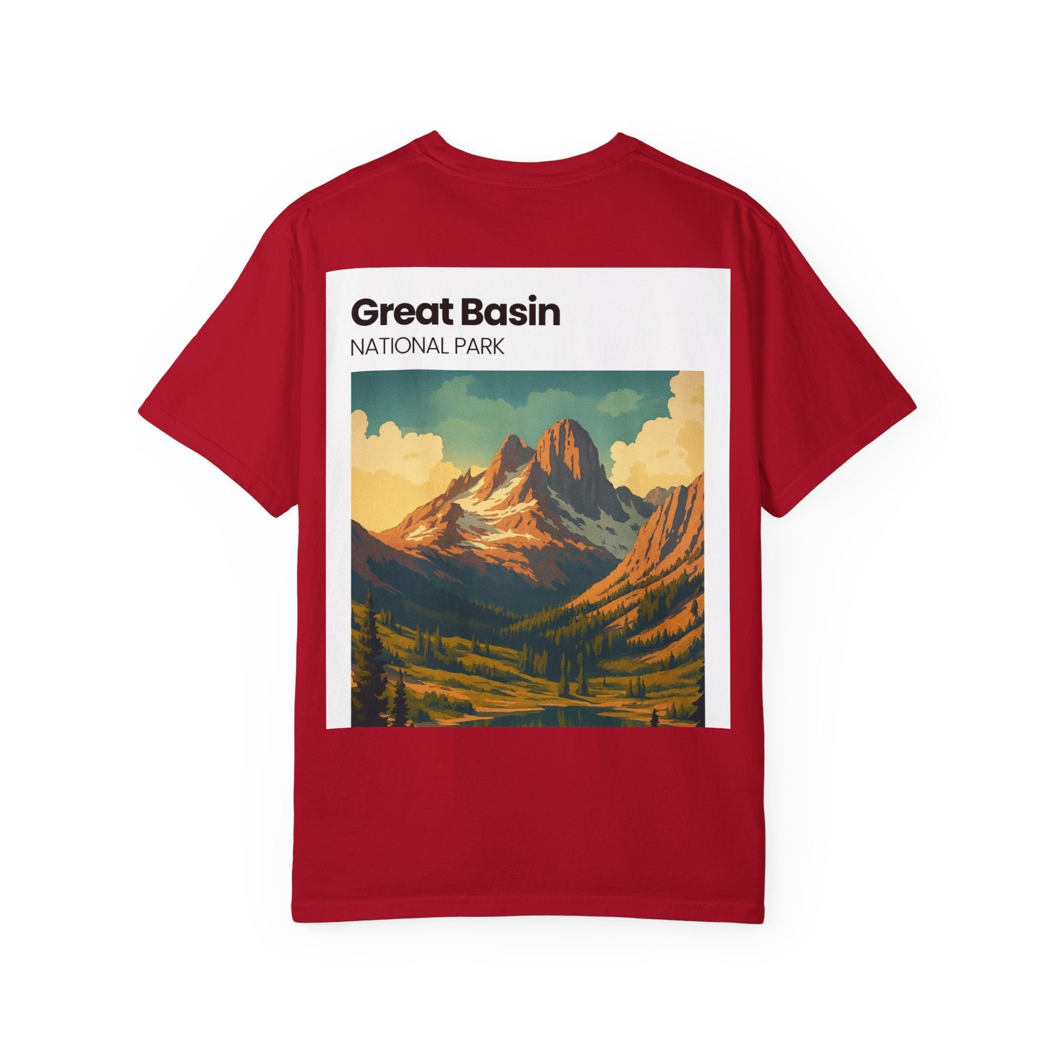 Great Basin National Park Landscape T-Shirt | Mountain Vintage Poster Tee