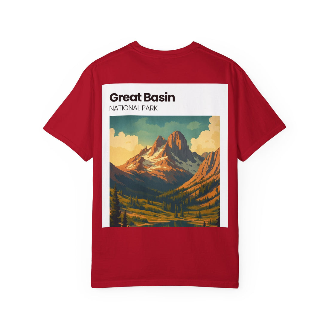 Great Basin National Park Landscape T-Shirt | Mountain Vintage Poster Tee