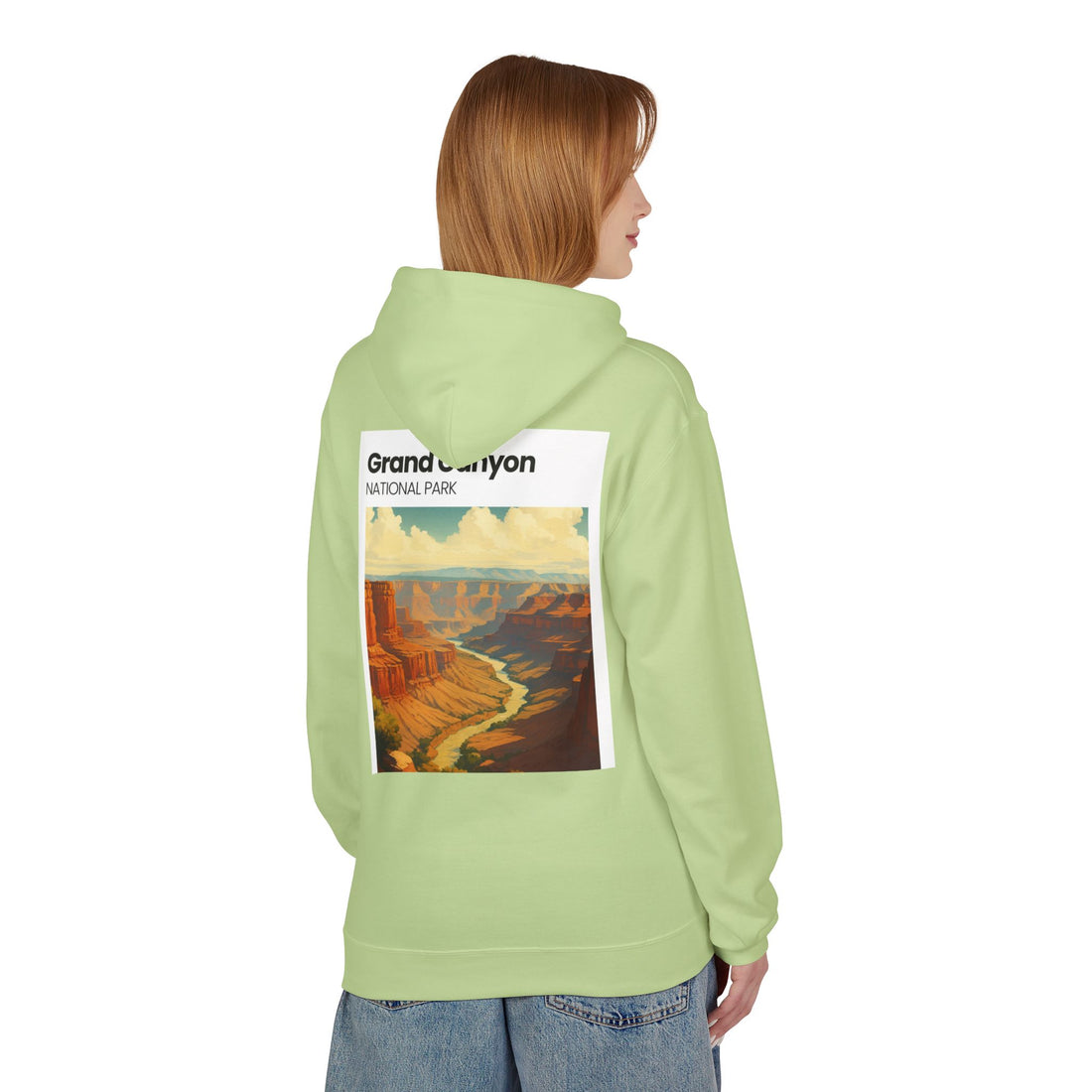 Grand Canyon Vintage Poster Hoodie | National Park Canyon Art
